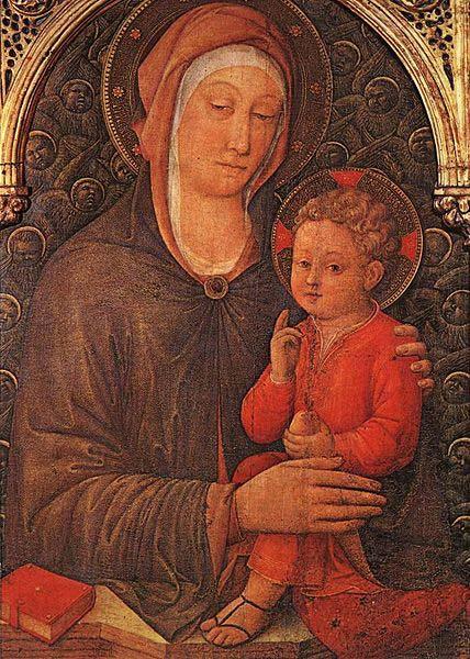 Jacopo Bellini Madonna and Child Blessing oil painting picture